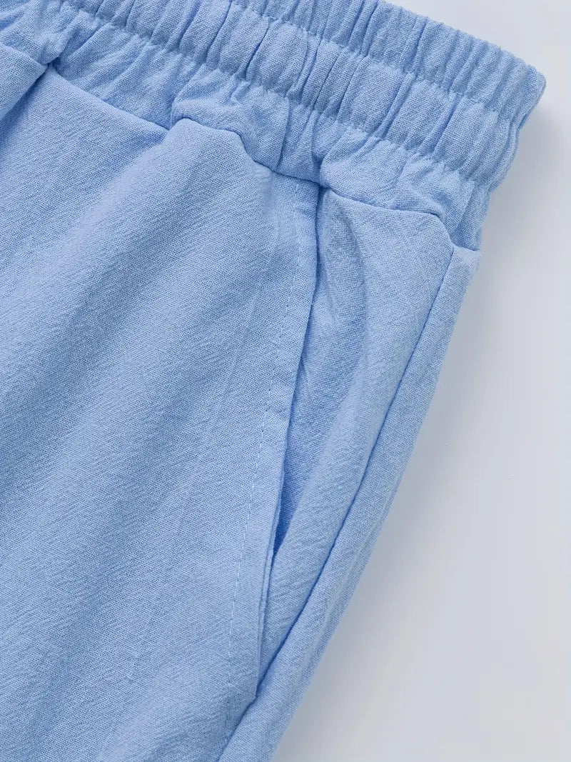 Casual Linen Pants - Luxoria