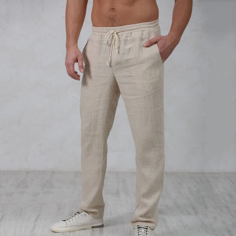 Elegant Linen Pants - Luxoria