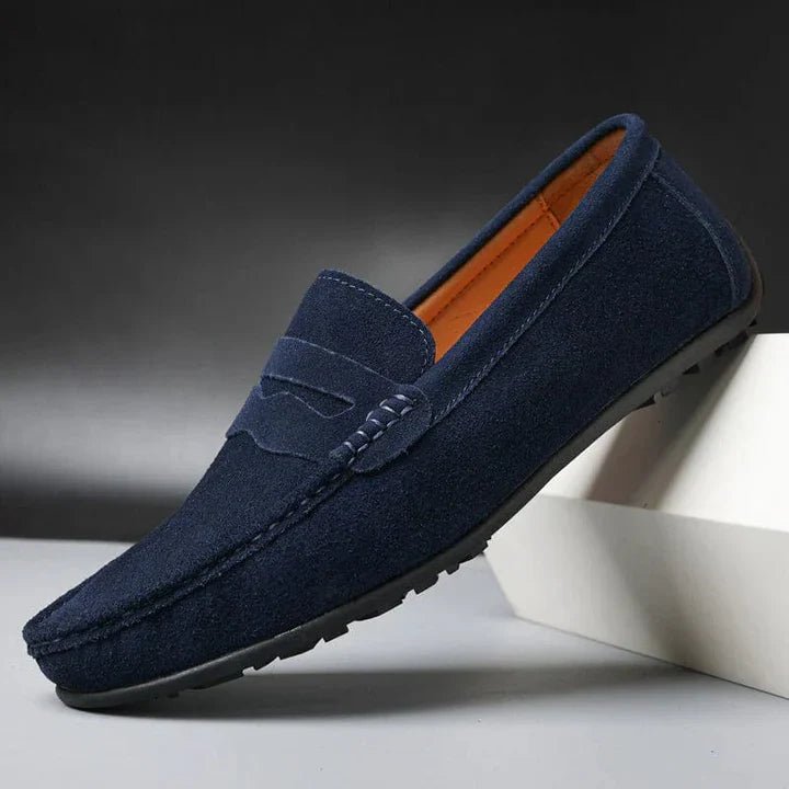 Lorenzo Suede Loafers - Luxoria