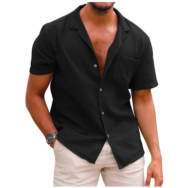 Elegant Cotton Shirt - Luxoria