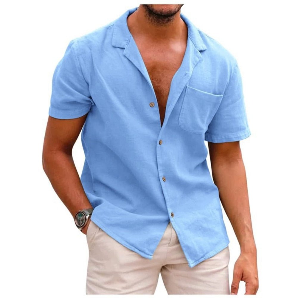Elegant Cotton Shirt - Luxoria