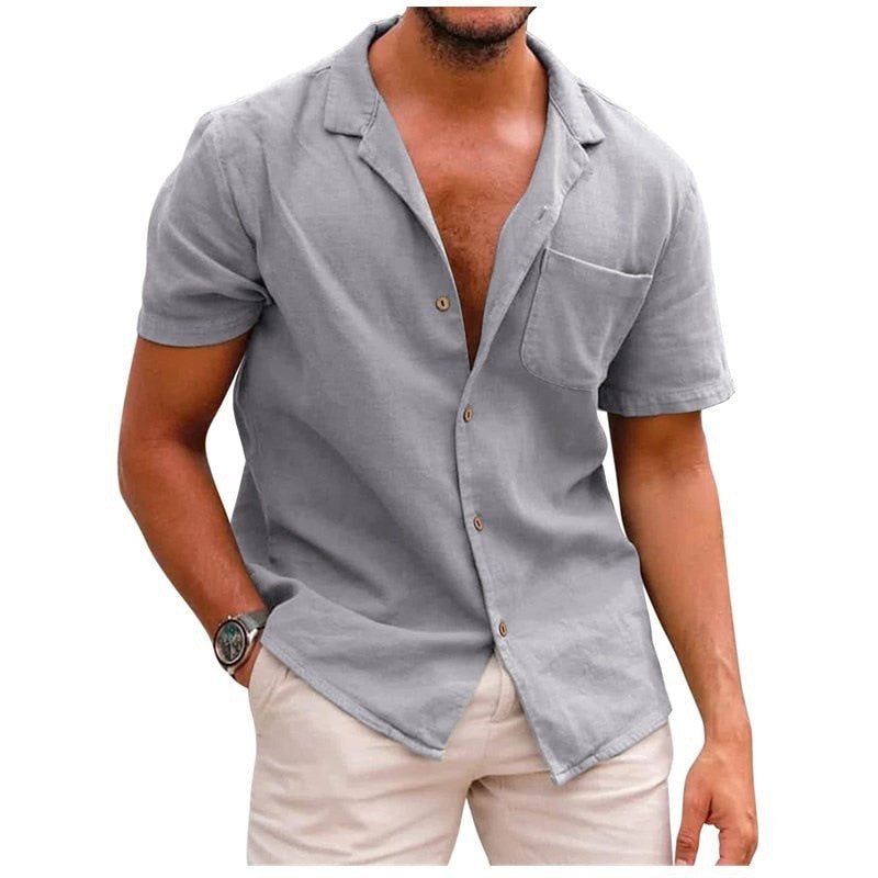 Elegant Cotton Shirt - Luxoria