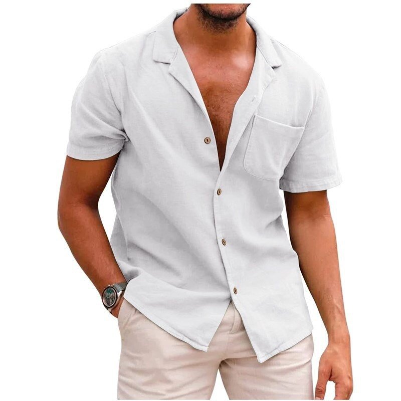 Elegant Cotton Shirt - Luxoria
