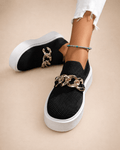 Maria - Zapatos con cadena De Metal - Luxoria