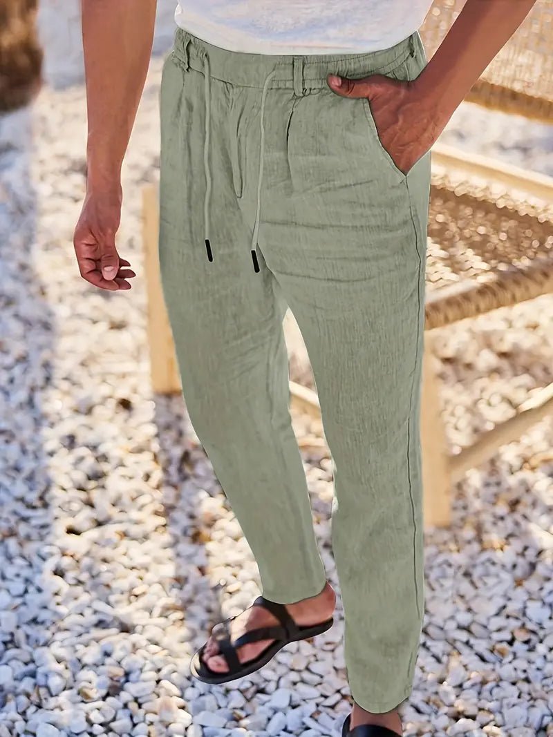 Elegant Linen Pants - Luxoria