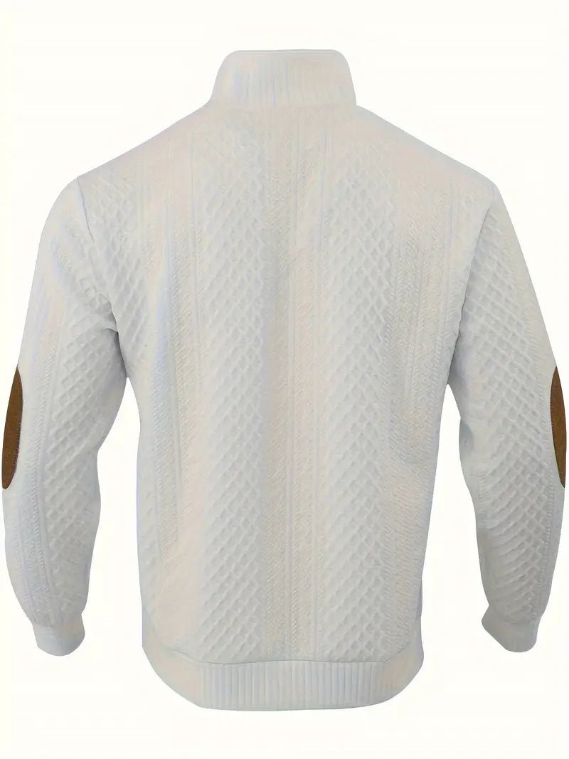 Elegant Button Sweater - Luxoria