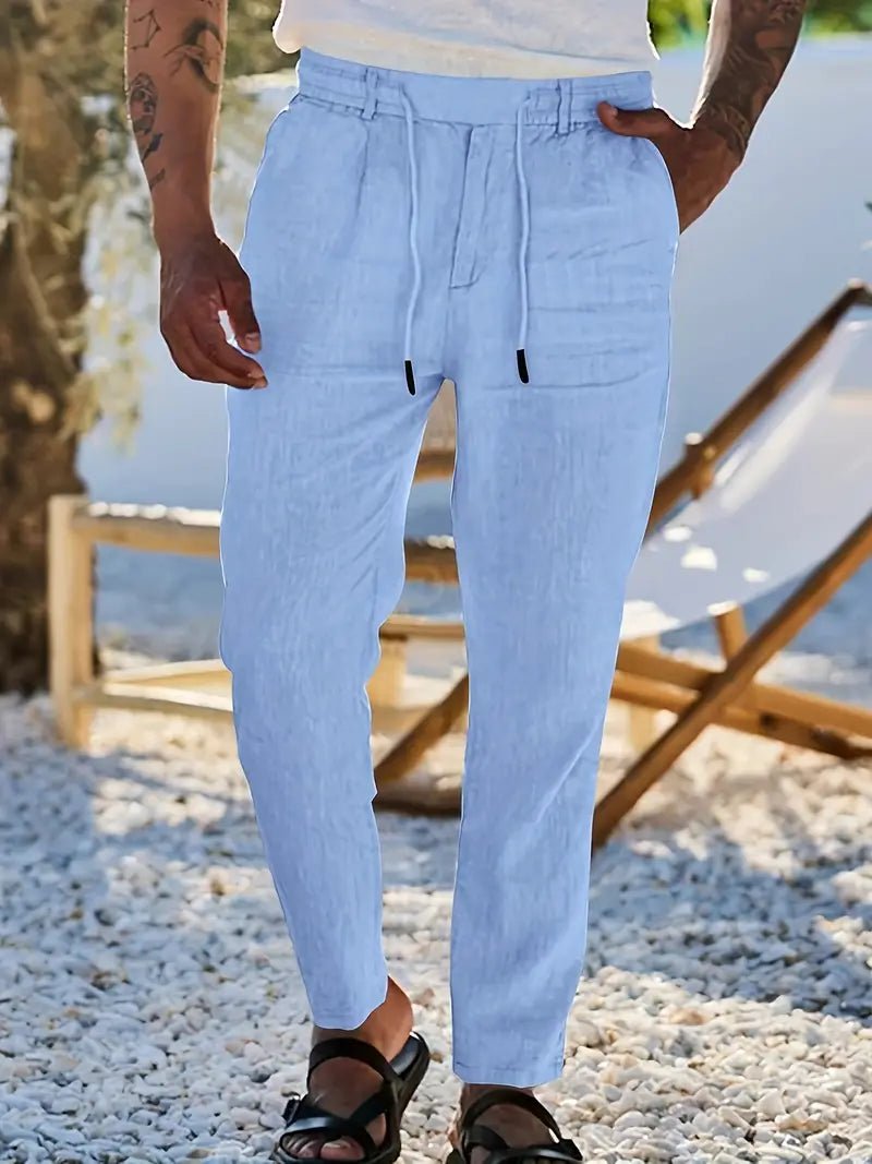 Elegant Linen Pants - Luxoria