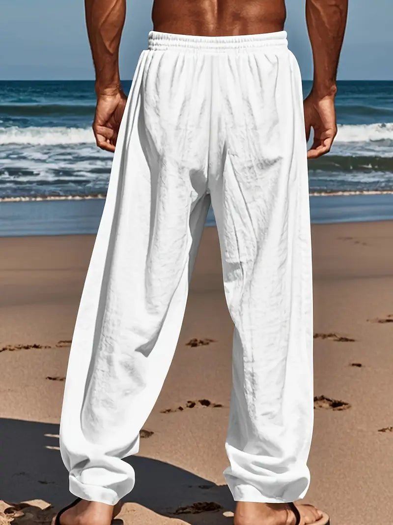 Casual Linen Pants - Luxoria