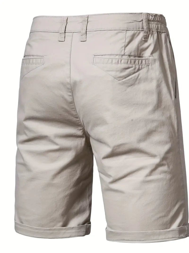 Elegant Cotton Shorts - Luxoria