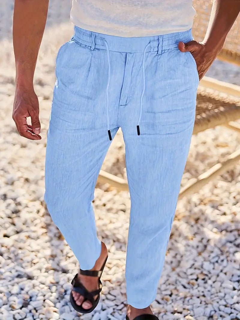 Elegant Linen Pants - Luxoria