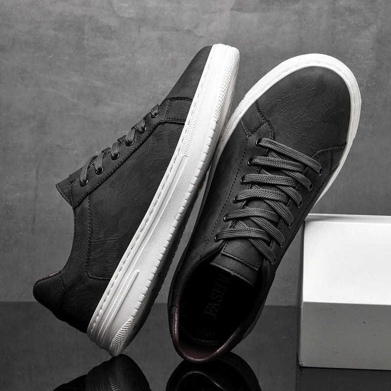 Athene Leather Sneakers - Luxoria