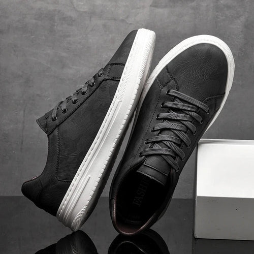 Athene Leather Sneakers - Luxoria