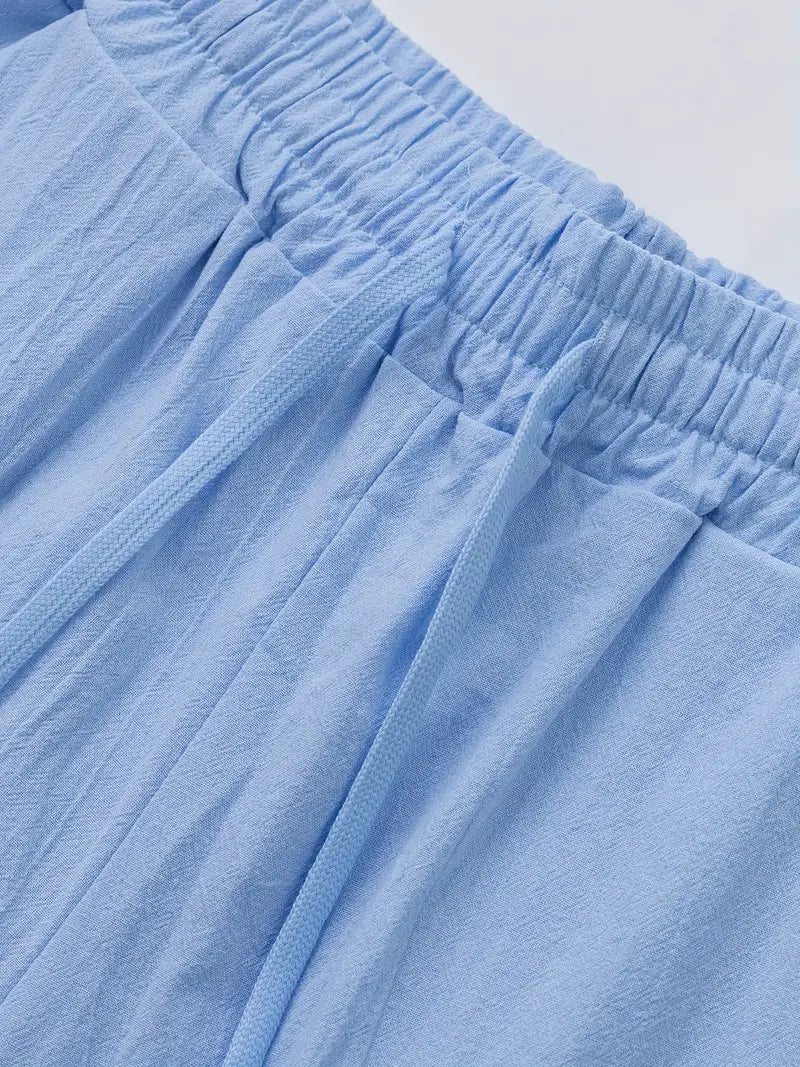 Casual Linen Pants - Luxoria