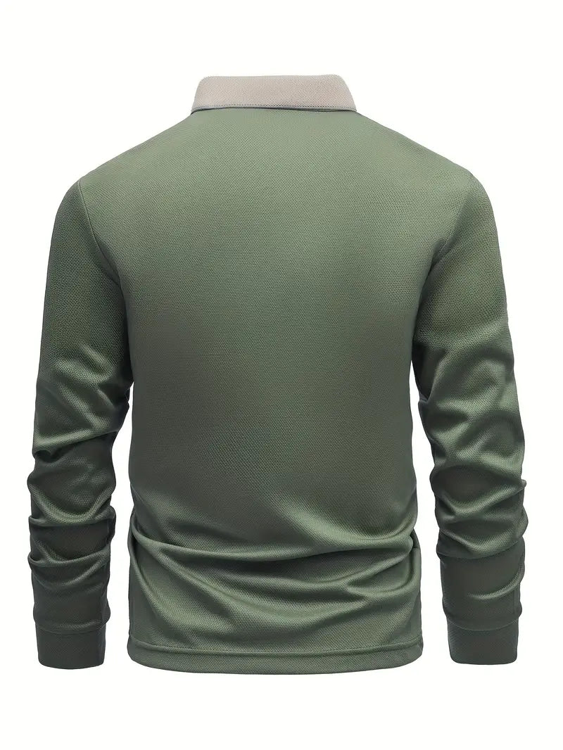 Lightweight Polo Sweater - Luxoria