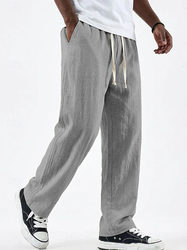 Elegant Linen Pants - Luxoria