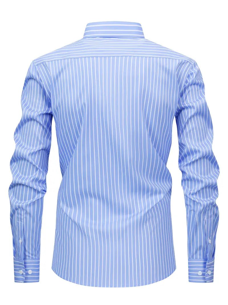 Chic Striped Shirt - Luxoria