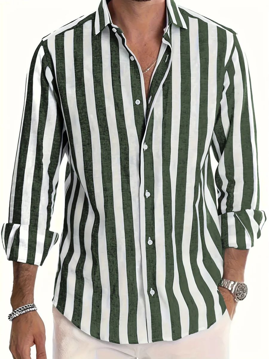 Striped Summer Shirt - Luxoria