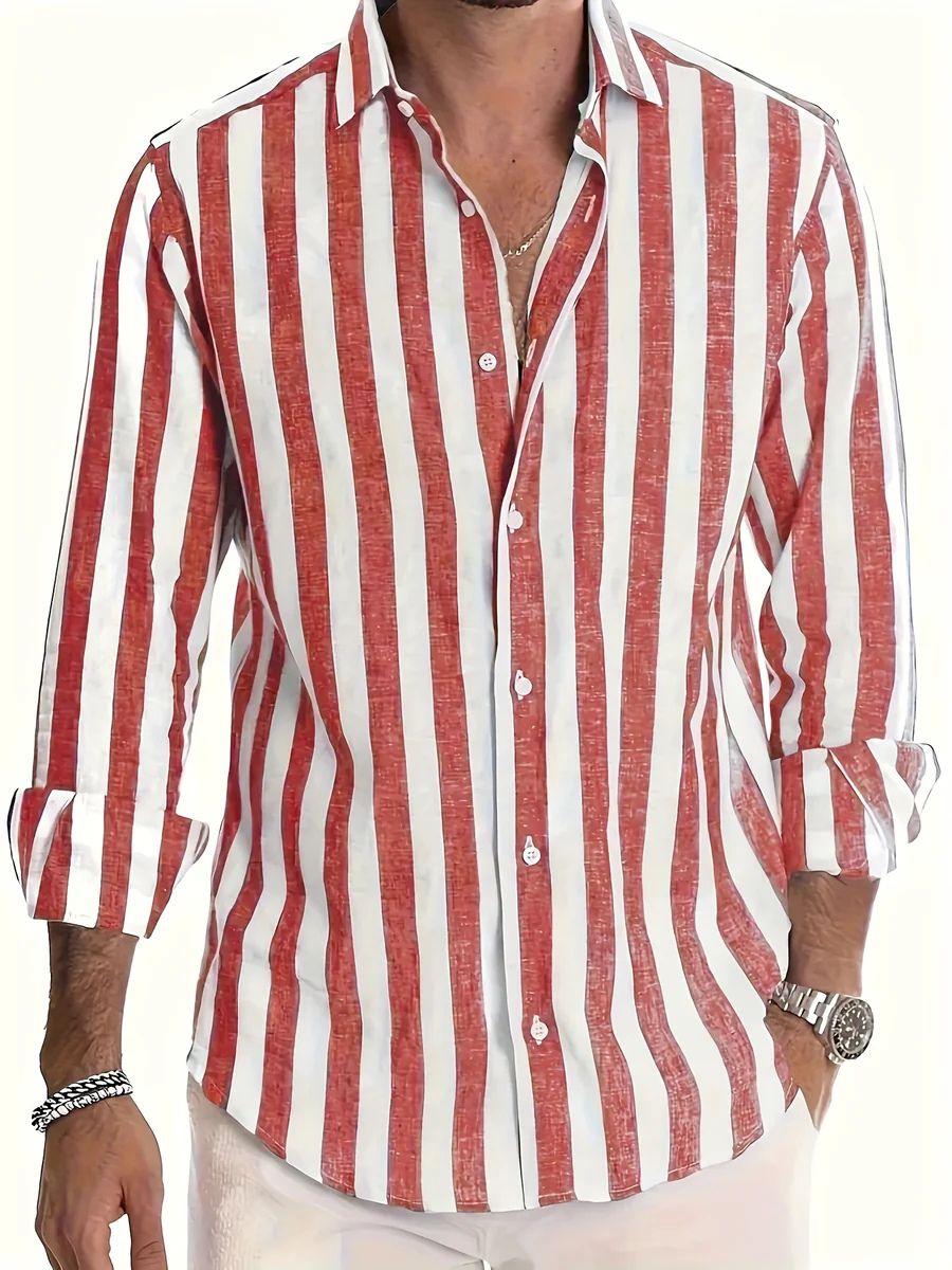 Striped Summer Shirt - Luxoria
