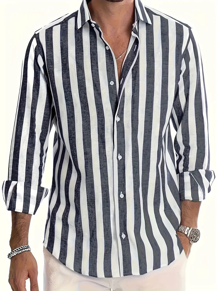 Striped Summer Shirt - Luxoria