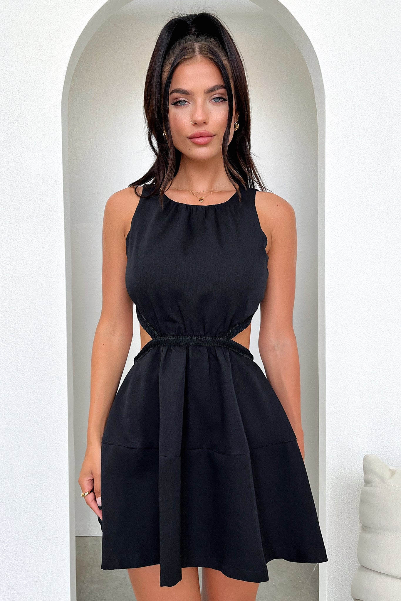 Elita Dress - Black - Luxoria