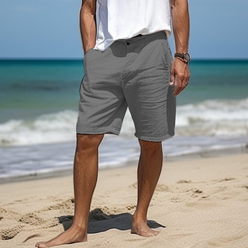 Elegant Linen Shorts - Luxoria