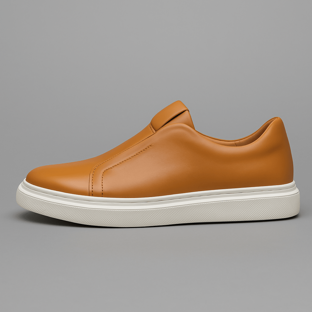 Elegant Leather Slip - On Shoes - Luxoria