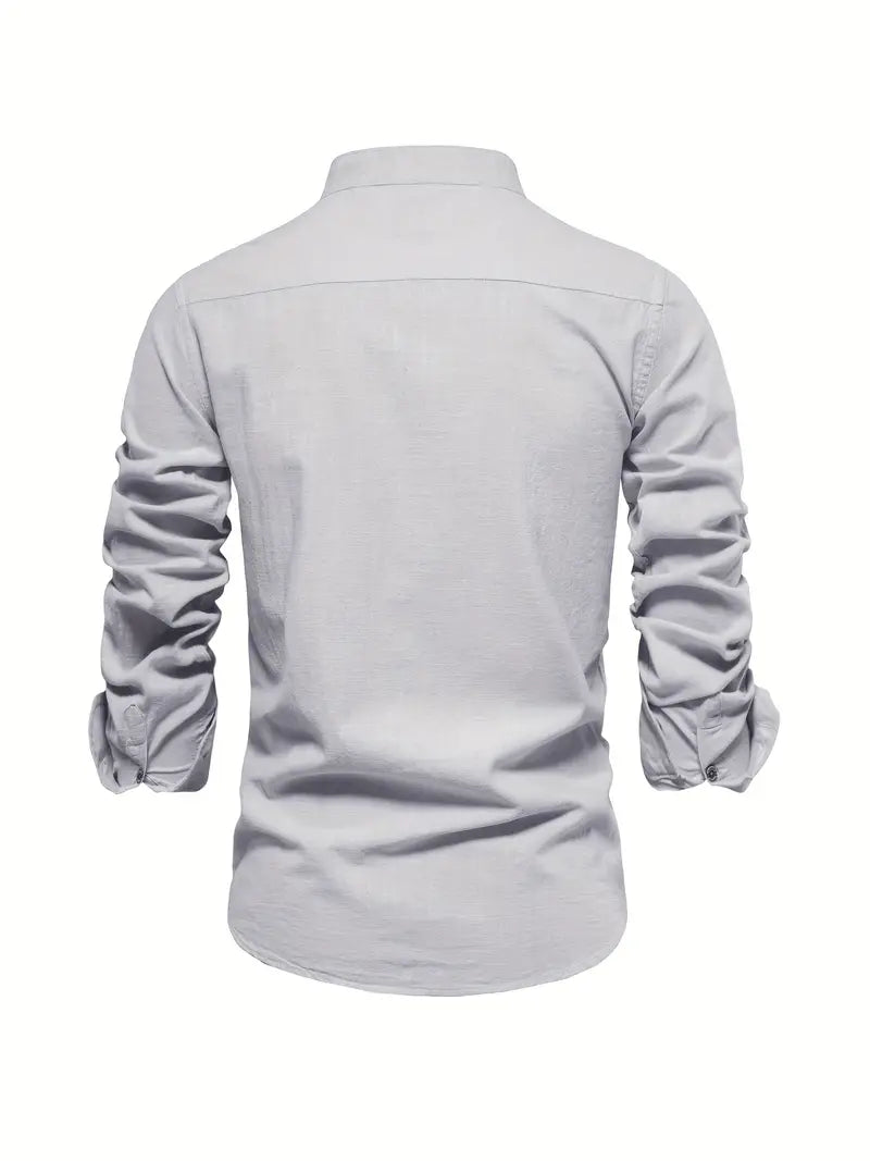 Elegant Breathable Men's Shirt - Luxoria