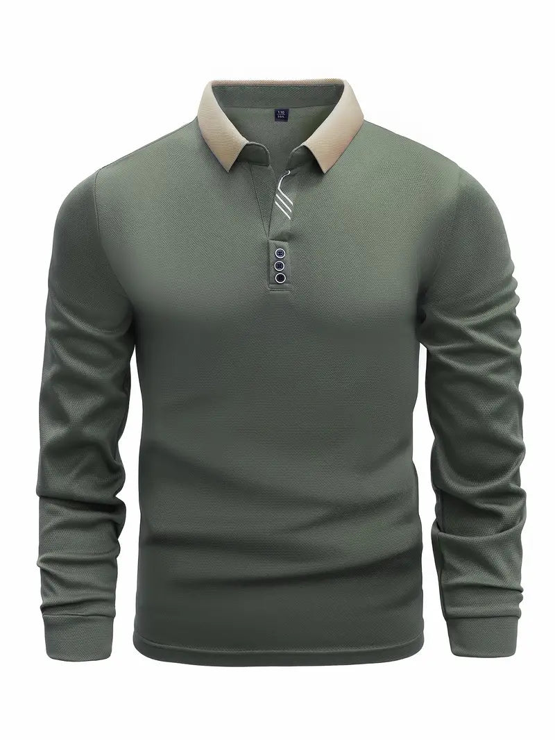 Lightweight Polo Sweater - Luxoria