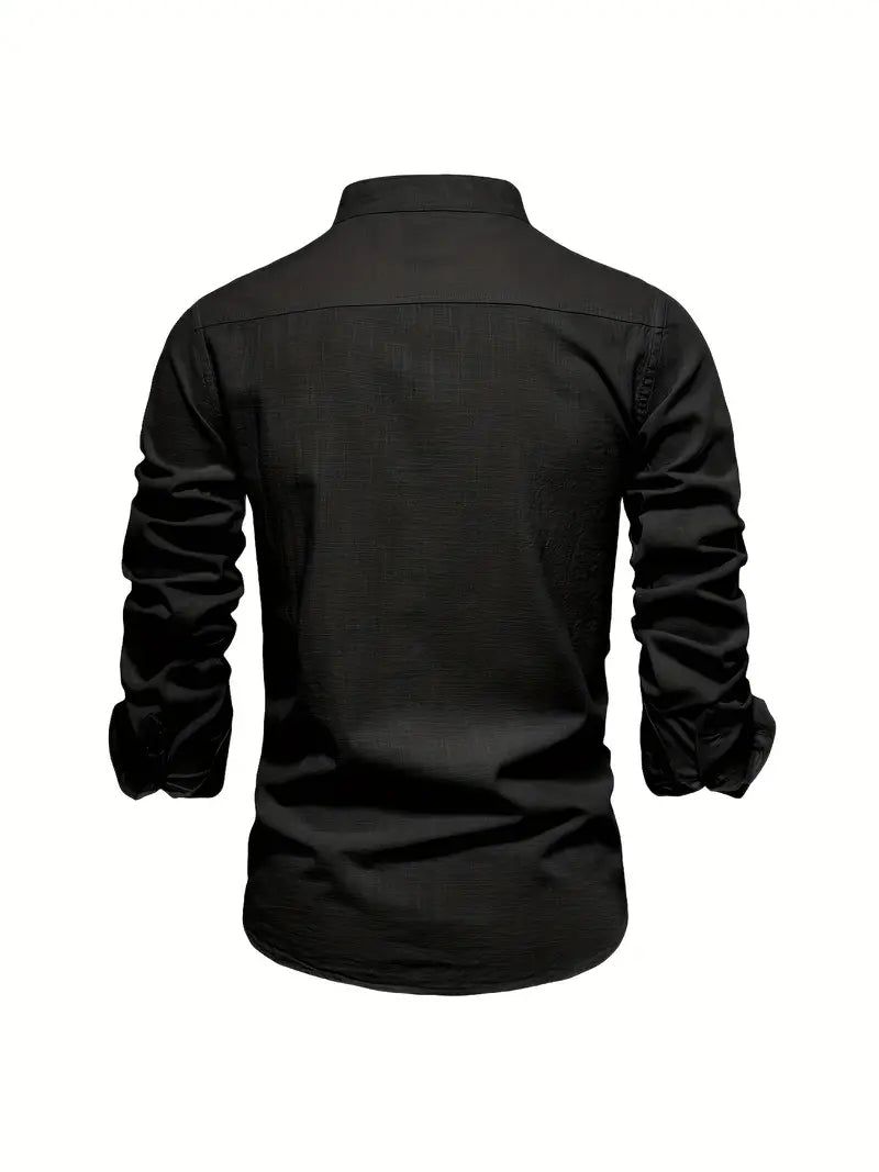 Elegant Breathable Men's Shirt - Luxoria