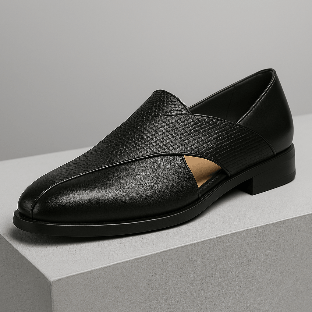 Vintage Leather Loafers - Luxoria