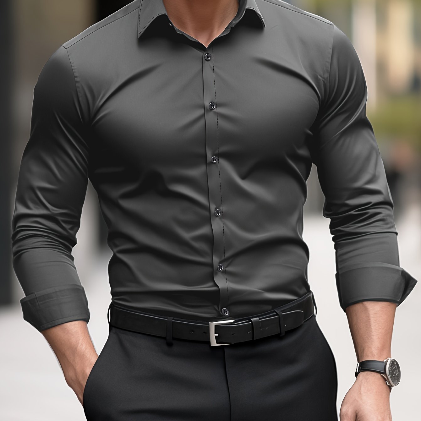 Slim FIt Dress Shirt - Luxoria