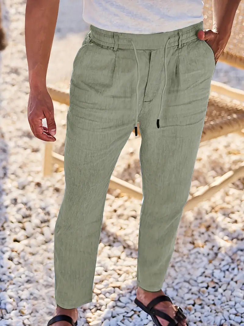 Elegant Linen Pants - Luxoria