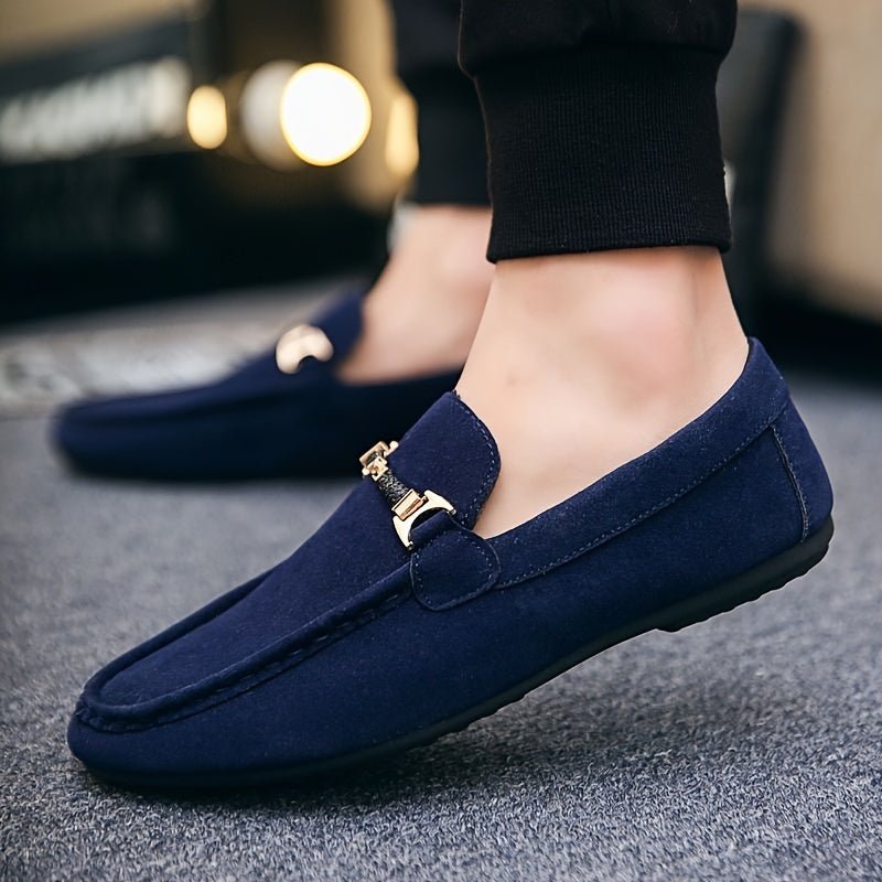Suede Business Loafers - Luxoria
