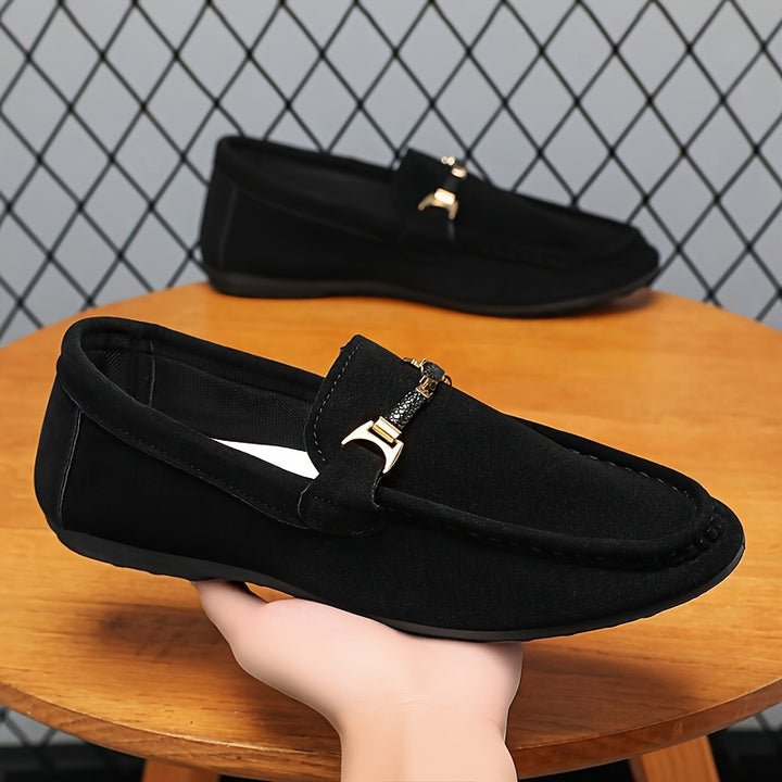 Suede Business Loafers - Luxoria