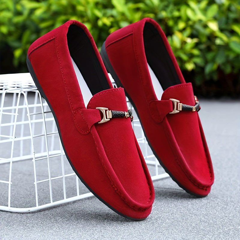 Suede Business Loafers - Luxoria