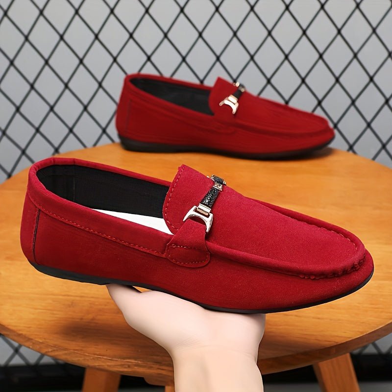 Suede Business Loafers - Luxoria