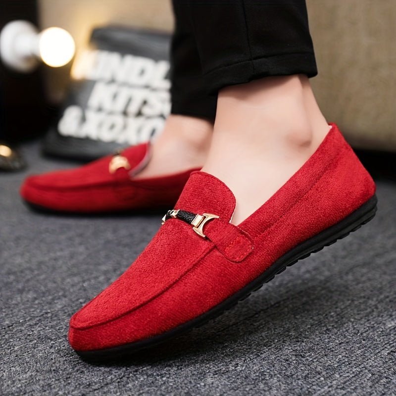 Suede Business Loafers - Luxoria