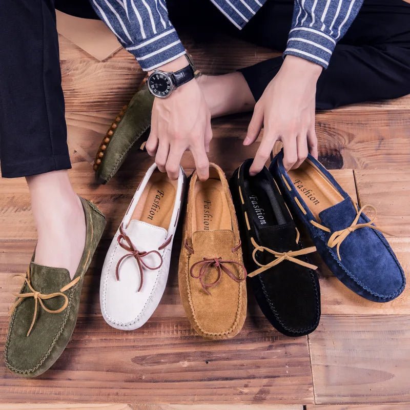 Soft Suede Loafers - Luxoria
