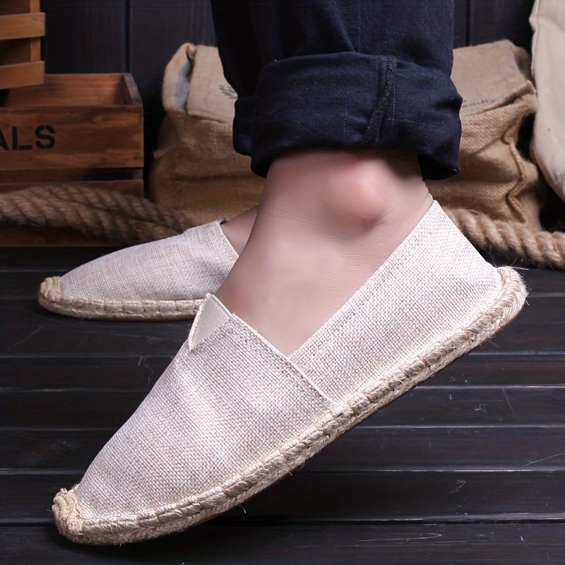 Elegant Men's Espadrilles - Luxoria