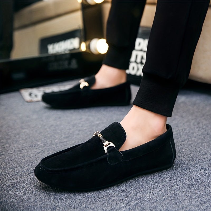Suede Business Loafers - Luxoria
