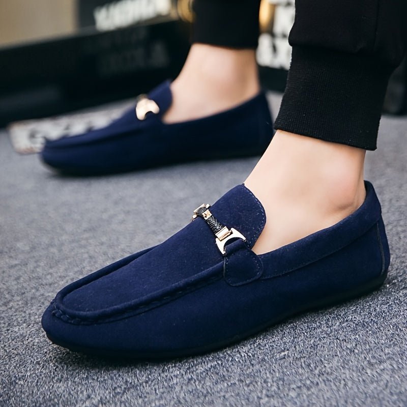 Suede Business Loafers - Luxoria