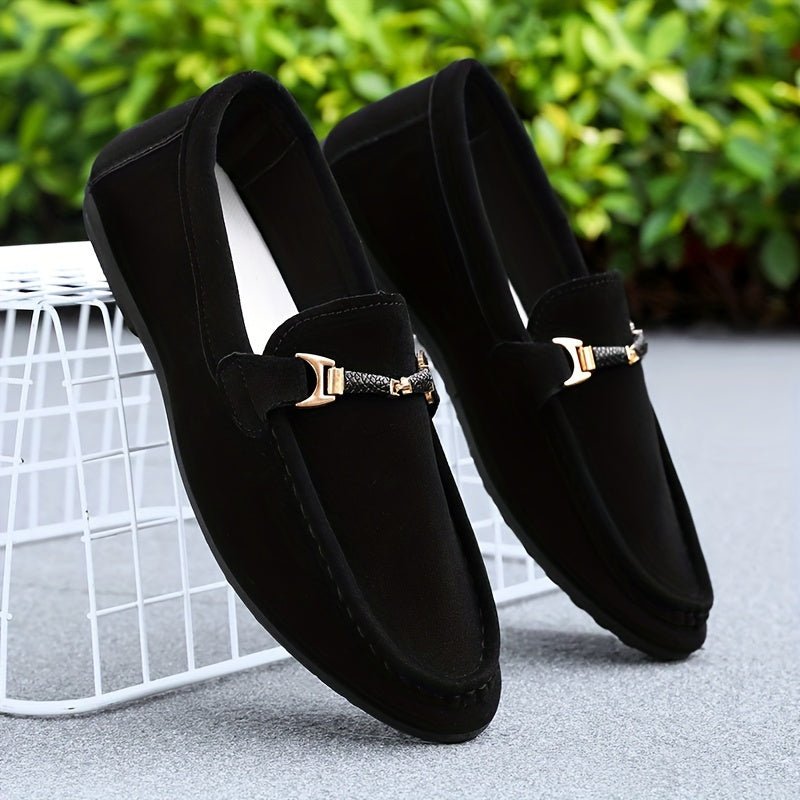 Suede Business Loafers - Luxoria