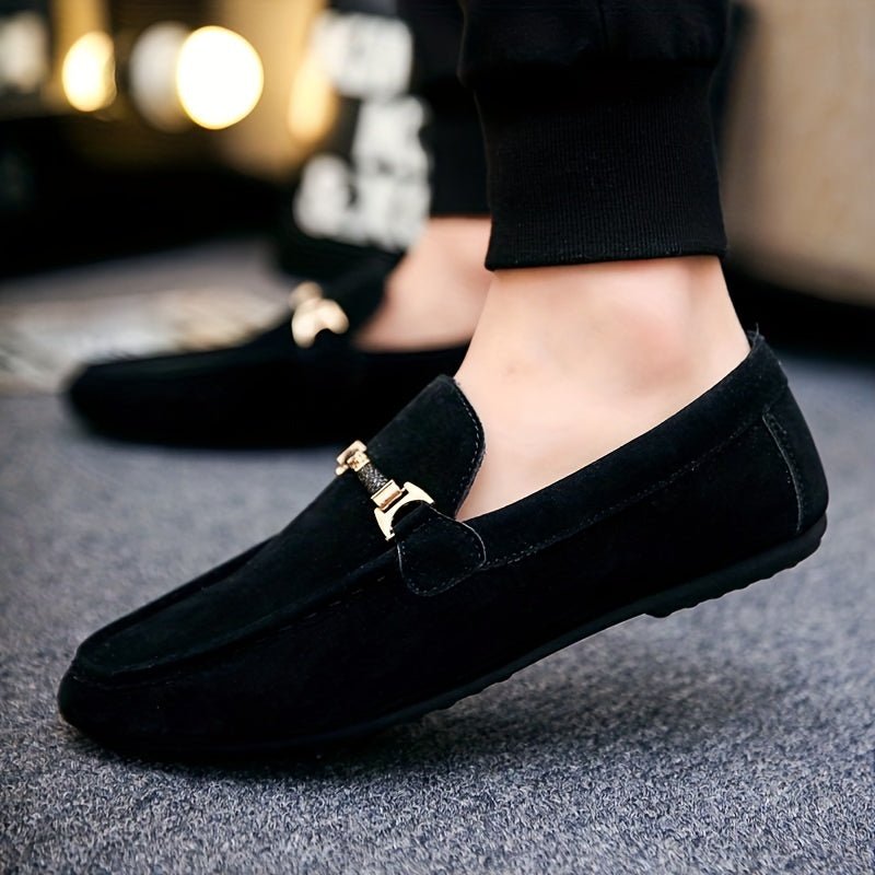 Suede Business Loafers - Luxoria