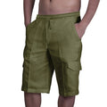Cotton Linen Cargo shorts - Luxoria