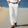 Elegant Linen Pants - Luxoria