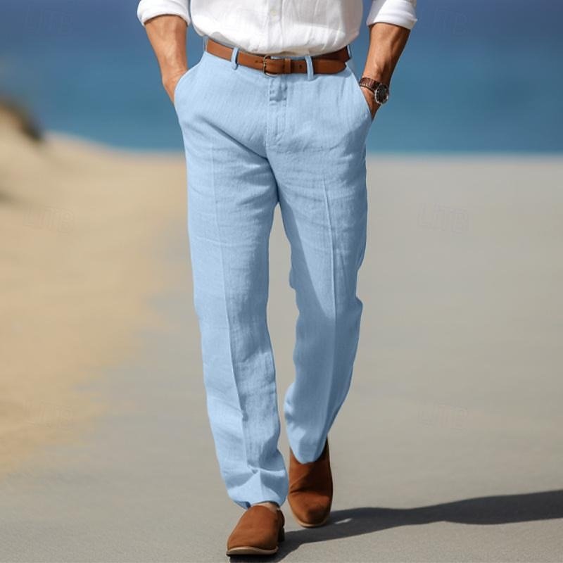 Elegant Linen Pants - Luxoria