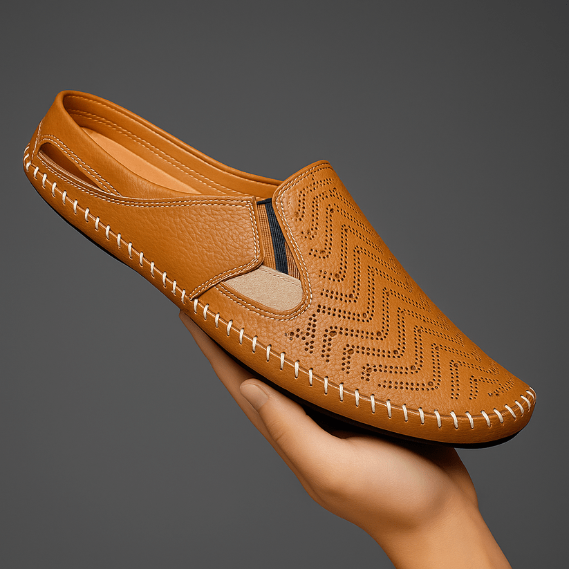 Leather Strap Sandals - Luxoria