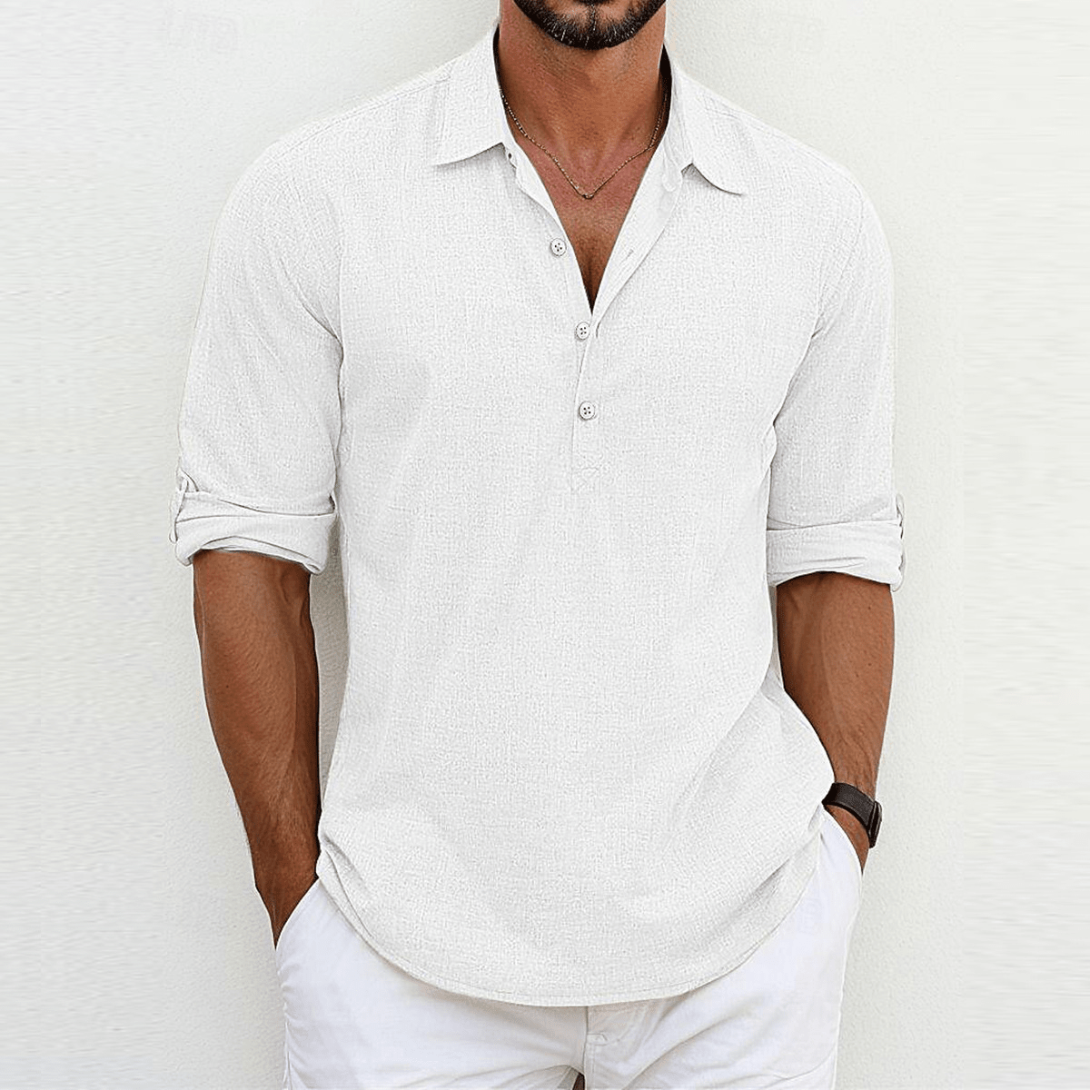 Premium Linen Shirt - Luxoria