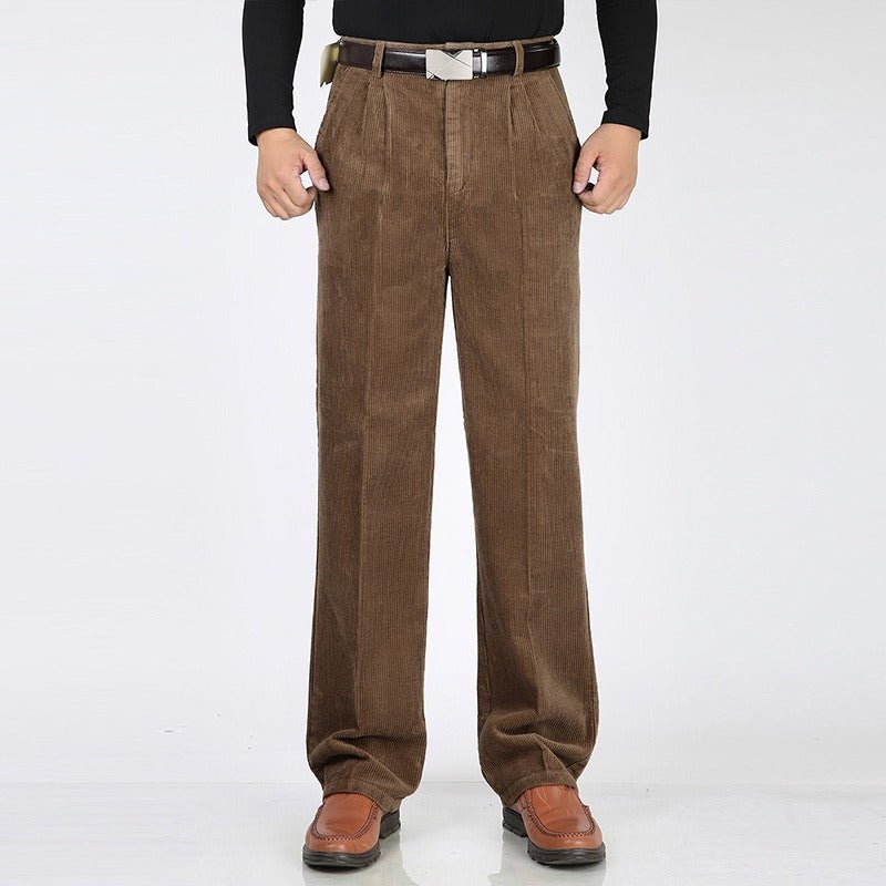 Elegant Corduroy Pants - Luxoria