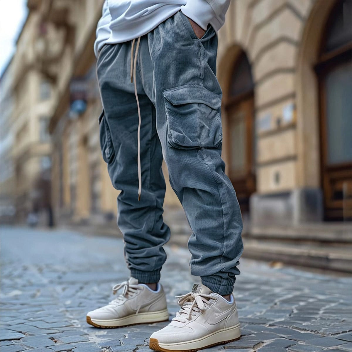 Elegant Corduroy Pants - Luxoria